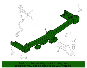 Ford Explorer 20- Rear Bumper Towbar