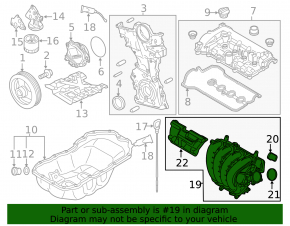 Mazda CX-5 13-16 2.0 intake manifold
