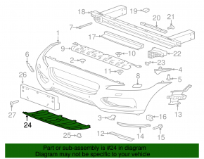 Jaguar F-Pace X761 17-20 SPORT Front Bumper Lip Cover