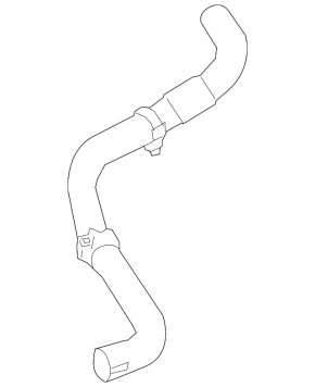 Cooling pipe left Toyota Camry v70 18-24 2.5