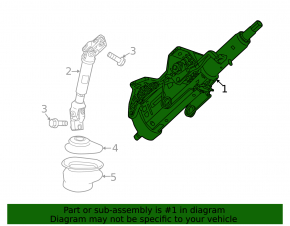 Steering column Chevrolet Impala 14-20