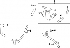 Nissan Rogue 21-26 1.5 Engine Oil Cooler