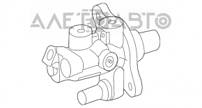 Mercedes W221 brake master cylinder with reservoir