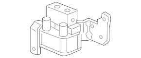 Chevrolet Volt 16-oil heat exchanger with hybrid cooling system valve