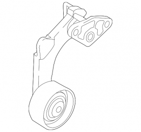 Tensioner pulley drive belt Kia Niro 17-22 HEV, PHEV front