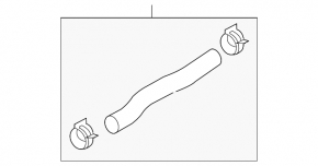 Upper cooling pipe Genesis G80 18-20 3.3 sport