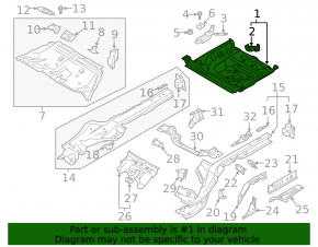 Audi A6 C8 19- Trunk Tray