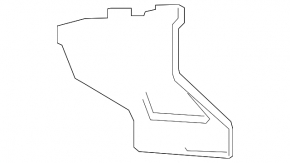 BSM Blind Spot Sensor Bracket Right Audi Q7 16-
