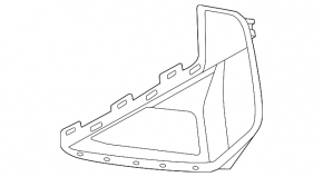 Front bumper grille left BMW X1 U11 24-26 M35i xDrive