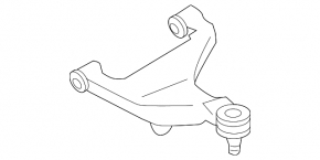 Upper rear right control arm for a 2010 Nissan Murano AWD