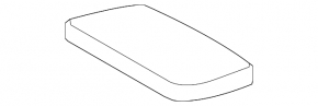 Armrest Lexus IS250 IS300 IS350 06-10 leather, black, dry-cleanable
