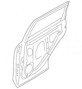 Bare rear right door Subaru Forester 19-24 SK