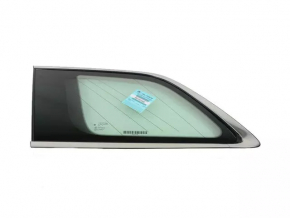 Window blind glass rear left Jeep Grand Cherokee WK2 11-15 chrome molding, under antenna