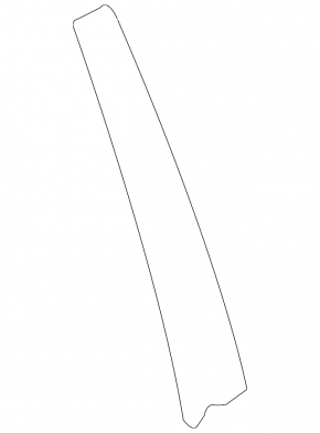 Front left side door trim for Lexus IS250 IS350 06-14