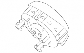 Airbag in steering wheel driver Kia Forte 19-21 black