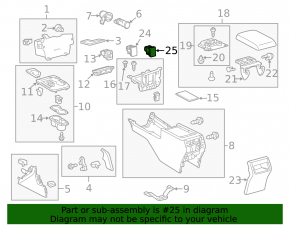 EV MODE button Toyota Camry v50 12-14 usa