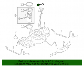 Fuel filler cap Porsche Macan 15-18