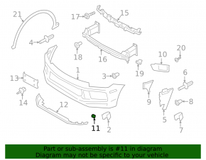 Front bumper tow hook cap, right, Porsche Cayenne 19-23 sport