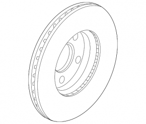 Front right brake disc Ford C-max MK2 13-18