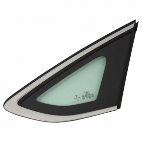 Window blind glass rear right Ford Fusion mk5 13-20 two chrome, dented chrome