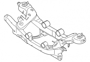 Rear subframe Lincoln MKC 15-AWD