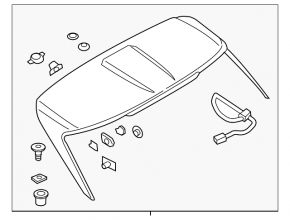 Lincoln MKX 16- Tailgate Spoiler