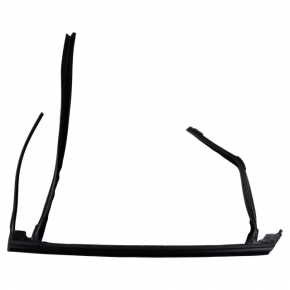 Upper rear right door molding for Ford Edge 15-24 matte with glass seal