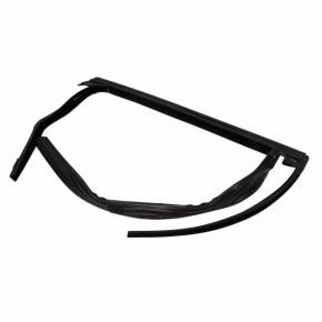 Upper rear right door molding for Ford Edge 15-24 matte with glass seal