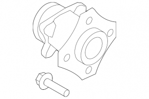 Rear left hub Nissan Cube 08-14