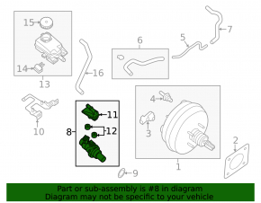 Nissan Pathfinder 13-20 Master Brake Cylinder