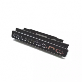 Emblem inscription "quattro" on the radiator grille Audi A6 C7 16-18 rest