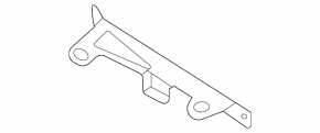 Lower front bumper reinforcement for BMW 3 Series G20 21-25 M3