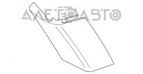 Rear pillar trim front right Mini Cooper Countryman R60 10-16 ser