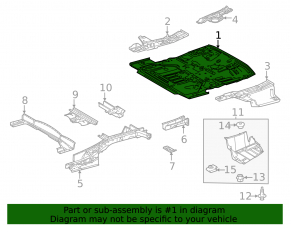 Trunk trough Toyota Highlander 20-