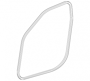 Door seal front right Lexus ES350 07-12