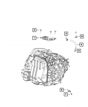 Control unit automatic transmission Jeep Compass 17-22 6-speed automatic transmission