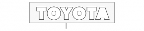 Toyota Sequoia 08-10 tailgate emblem-inscription "Toyota"