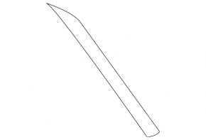 Door trim side rear right Lexus RX350 RX450h 10-15 rear