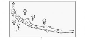 Seagull radiator grill bracket Chevrolet Malibu 16- metal