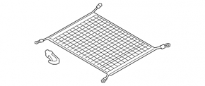 Trunk Organizer Net Hyundai Kona 18-23