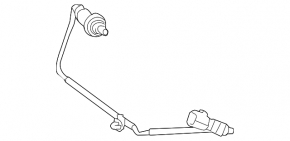 Lambda probe second Toyota Prius 30 10-14