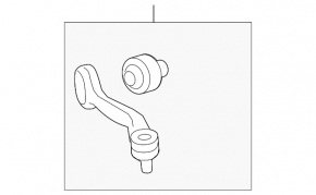 Upper arm front left rear Audi A4 B8 08-16