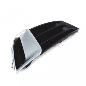 Right front bumper grille for Audi A3 8V 17-20, with matte chrome insert