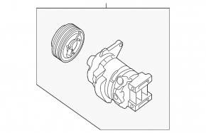 Air Conditioning Compressor Infiniti JX35 QX60 16-20