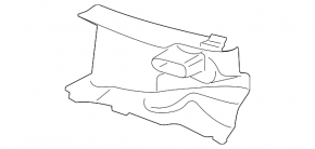 Right radiator deflector Porsche Panamera 10-16 4.8