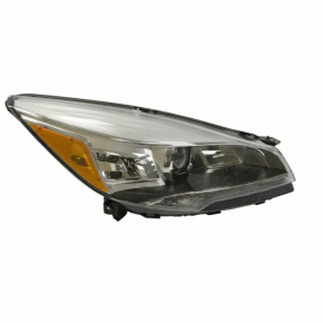 Headlight front right bare Ford Escape MK3 13-16 dorest xenon D3L/H7/H1 + LED DRL white reflector + el corrector