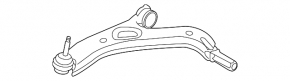 Lower front left control arm for Ford Flex 13-16