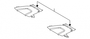 Heated rear seats 2nd row Ford Edge 15-24