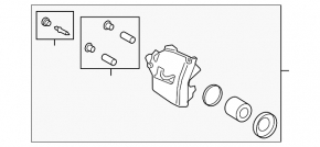 Front left caliper assembly Ford Ecosport 18-22