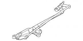 Front wiper trapezoid Ford Explorer 20-